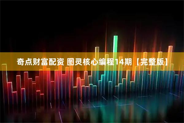 奇点财富配资 图灵核心编程14期【完整版】