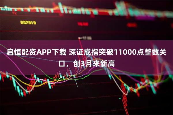 启恒配资APP下载 深证成指突破11000点整数关口，创3月来新高