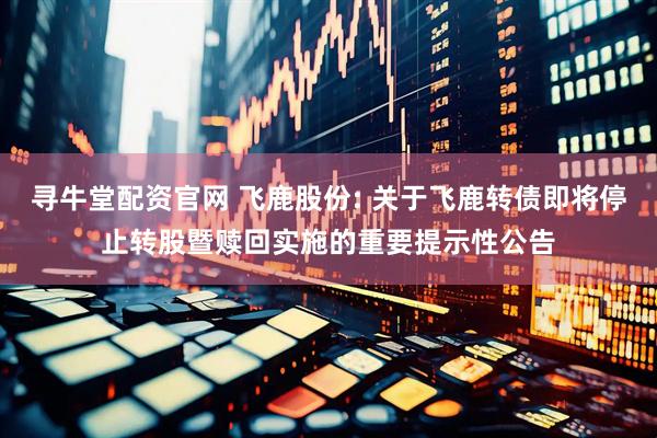 寻牛堂配资官网 飞鹿股份: 关于飞鹿转债即将停止转股暨赎回实施的重要提示性公告